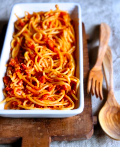 From Rome — Bucatini all’ Amatriciana