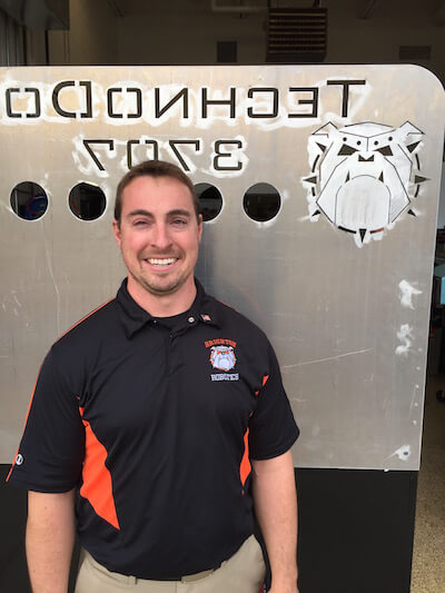 Rocky Roberts is the coach and school advisor of the TechnoDogs. (Photo by Tim Robinson) 