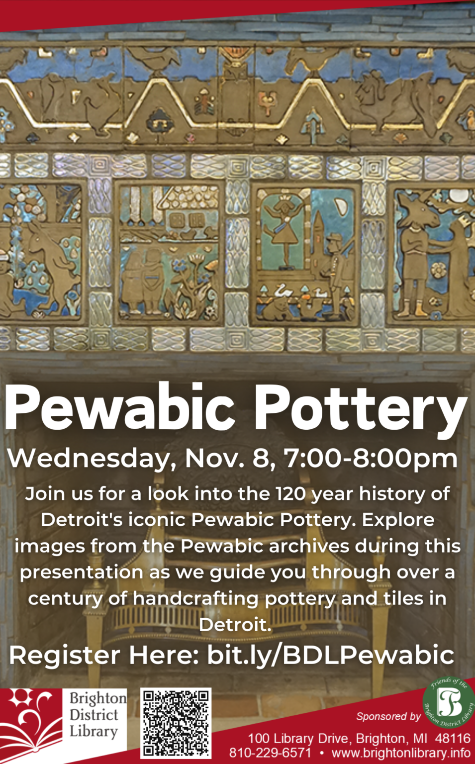 Brighton library program showcasing history of Pewabic Pottery The Livingston