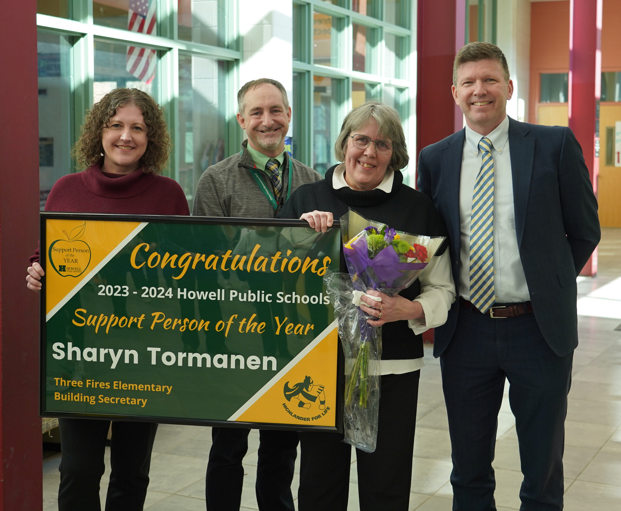 HPS names Three Fires secretary district’s Support Person of the Year